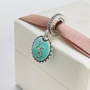 Cruise Line Pandora 25th Anniversary Dangle Charm Pendant, 925 Sterling Silver